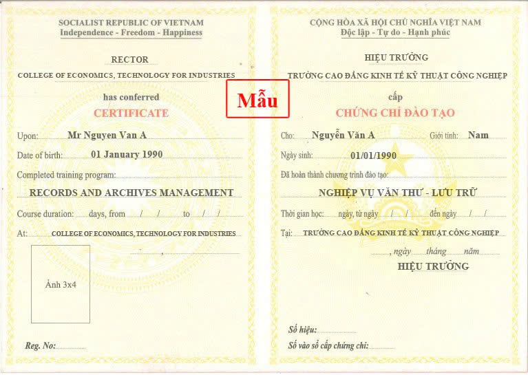 Nghiệp vụ văn thư lưu trữ