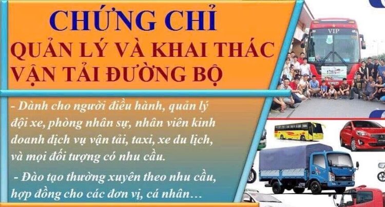 sơ cấp vận tải đường bộ